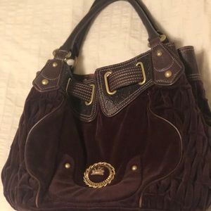 Juicy Couture Purple Velour Handbag